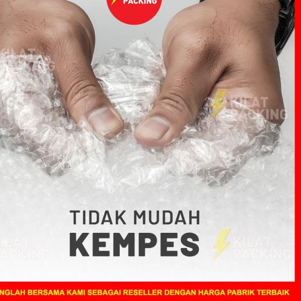 

Bubble Wrap Hitam Murah Premium Quality (OJOL) 125 CM x 50 M