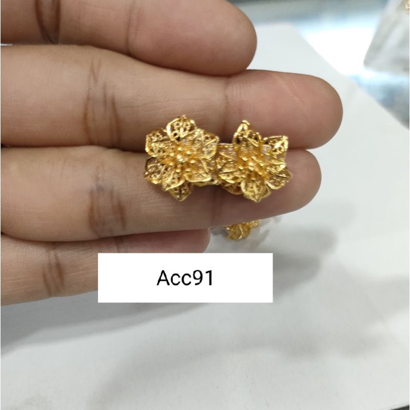 Giwang Kendari warna emas LM/ Anting Kendari terlaris