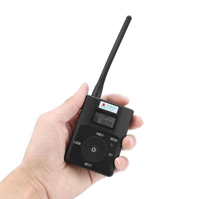 Fm Transmitter Long Range For Tour Guide System Mic Portable