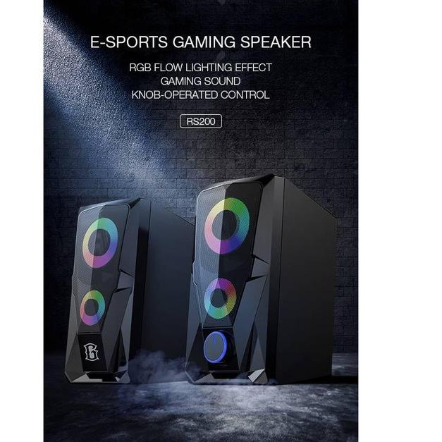 Speaker Robot RS200 Powerfull Bass For Speaker Komputer | PC | Laptop
