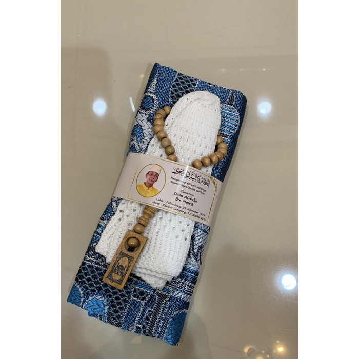 souvenir tahlilan sajadah 100 hari 40 hari khitan aqiqah