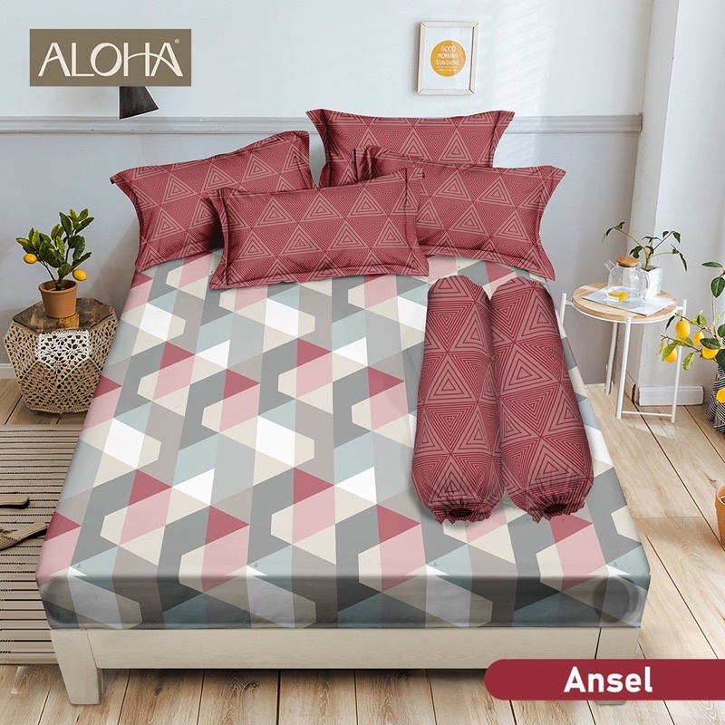 (BISA COD)SPREI INTERNAL ALOHA UK 180*200 CM DIJAMIN TIDAK LUNTUR