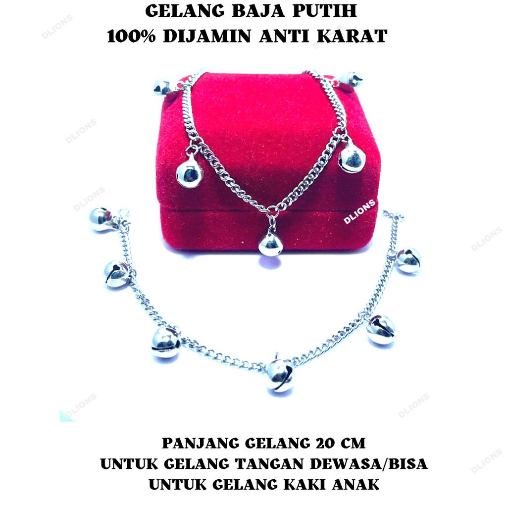 GELANG TANGAN WANITA,GELANG MONEL,GELANG KRINCING WANITA,GELANG RANTAI WANITA,BISA UNTUK GELANG KAKI ANAK,PANJANG 20 CM,DIJAMIN ANTI KARAT