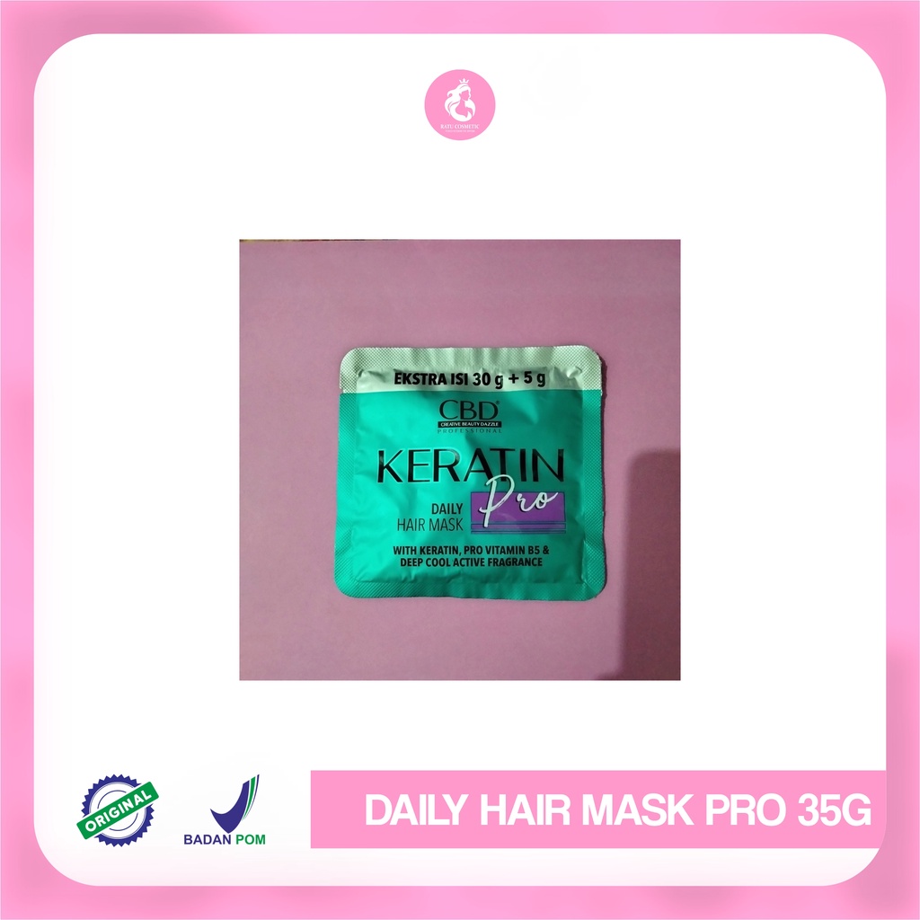 CBD Keratin Daily hair mask pro 30 gr + 5gr