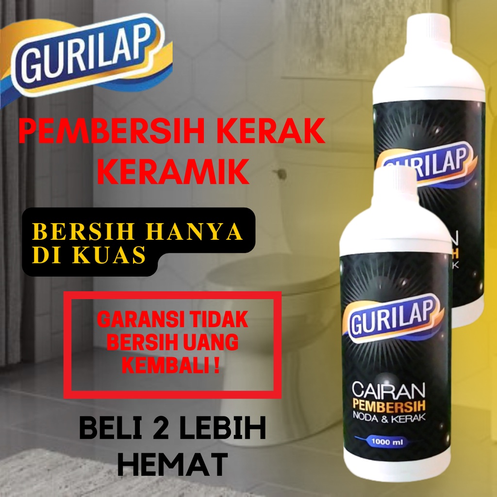 GROSIRAN/GURILAP ORIGINAL 100% FAST CLEANER CAIRAN PEMBERSIH NODA & KERAK KRAMIK 1L/GURILAP PEMBERSI