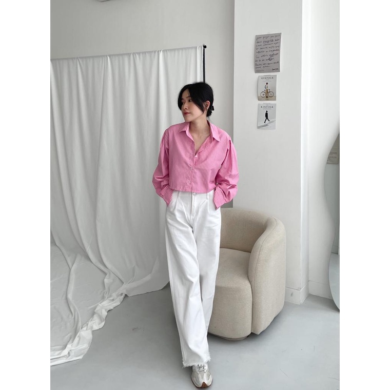 CROP TOP LENGAN PANJANG | HIJAB FRENDLY - 3841