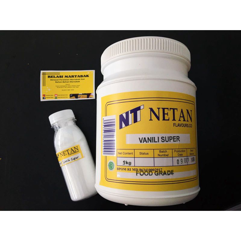 

Vanili Super Netan 1kg/Vanili Netan/Vanili Martabak