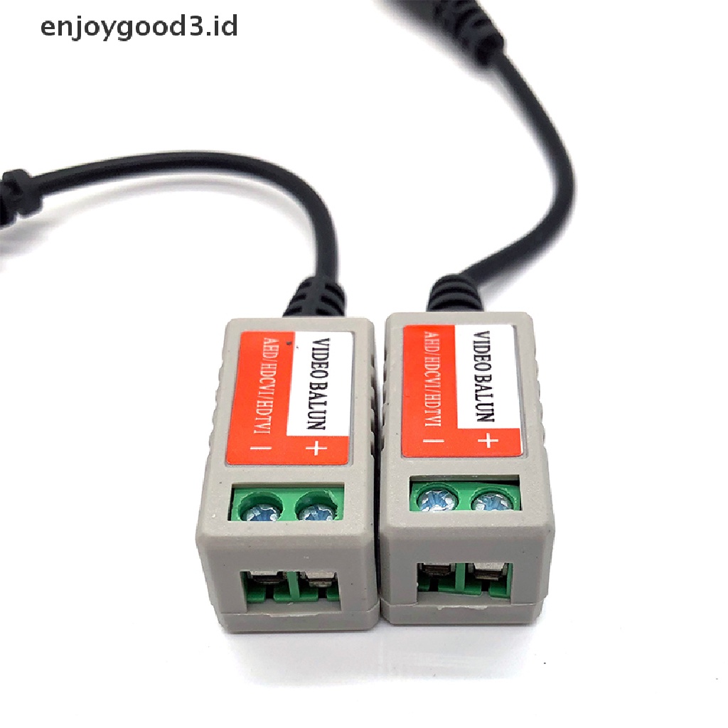 2pcs AHD / CVI / TVI BNC Video Balun Pasif Transceivers UTP CAT5 Kabel Twisted