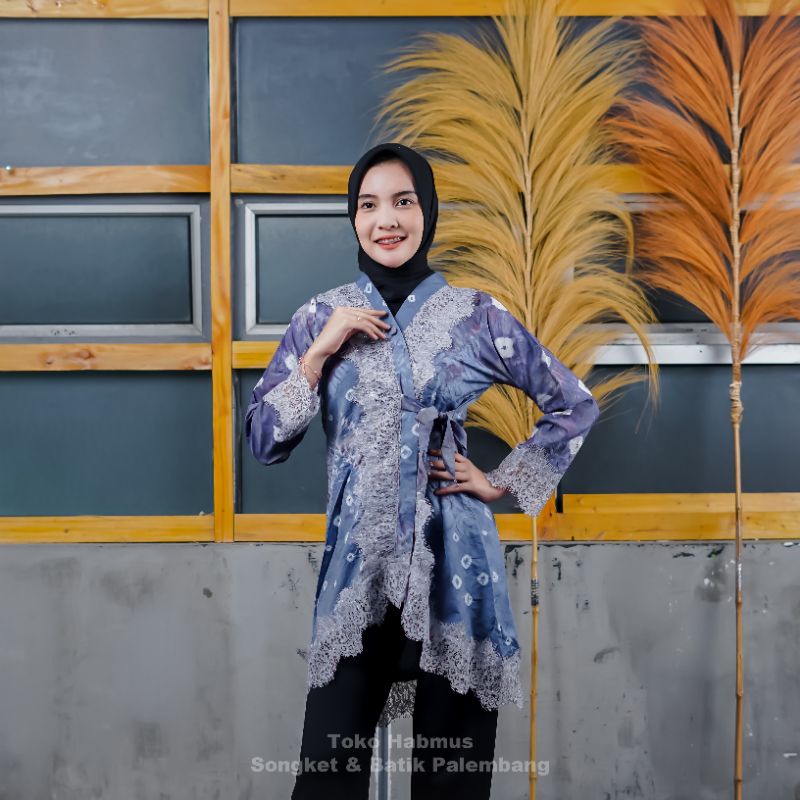 TUNIK / OUTER JUMPUTAN PALEMBANG MIX LACE PREMIUM