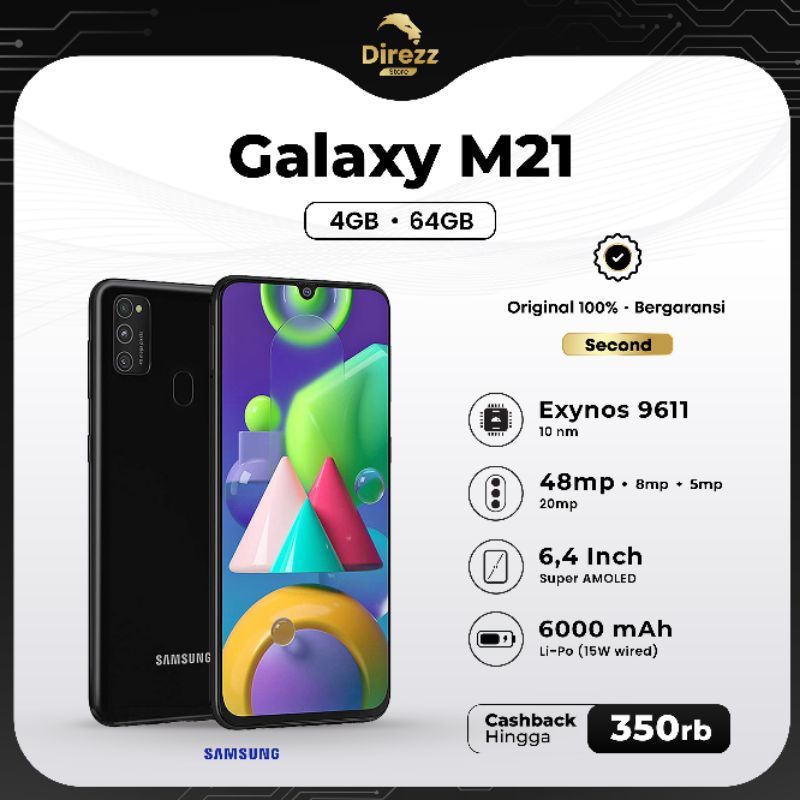 Samsung galaxy m21 4/64 gb Second Normal