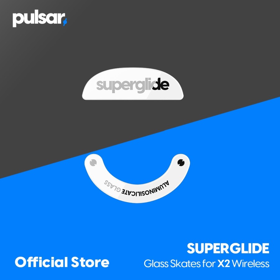 Pulsar Superglide Glass Skates for X2 / X2 Mini Wireless Gaming Mouse