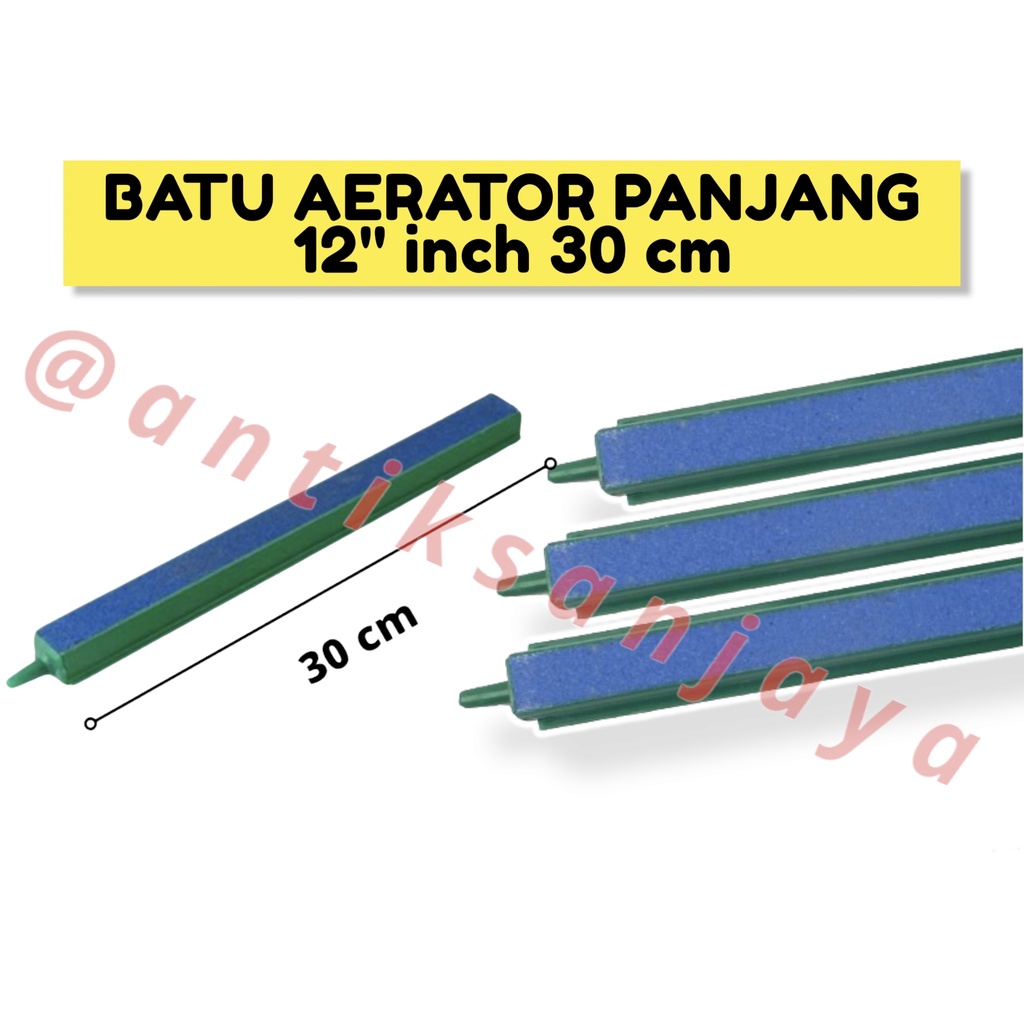 Batu Aerator Panjang Airstone Balok Panjang Nikita Star 12 INCH 30cm