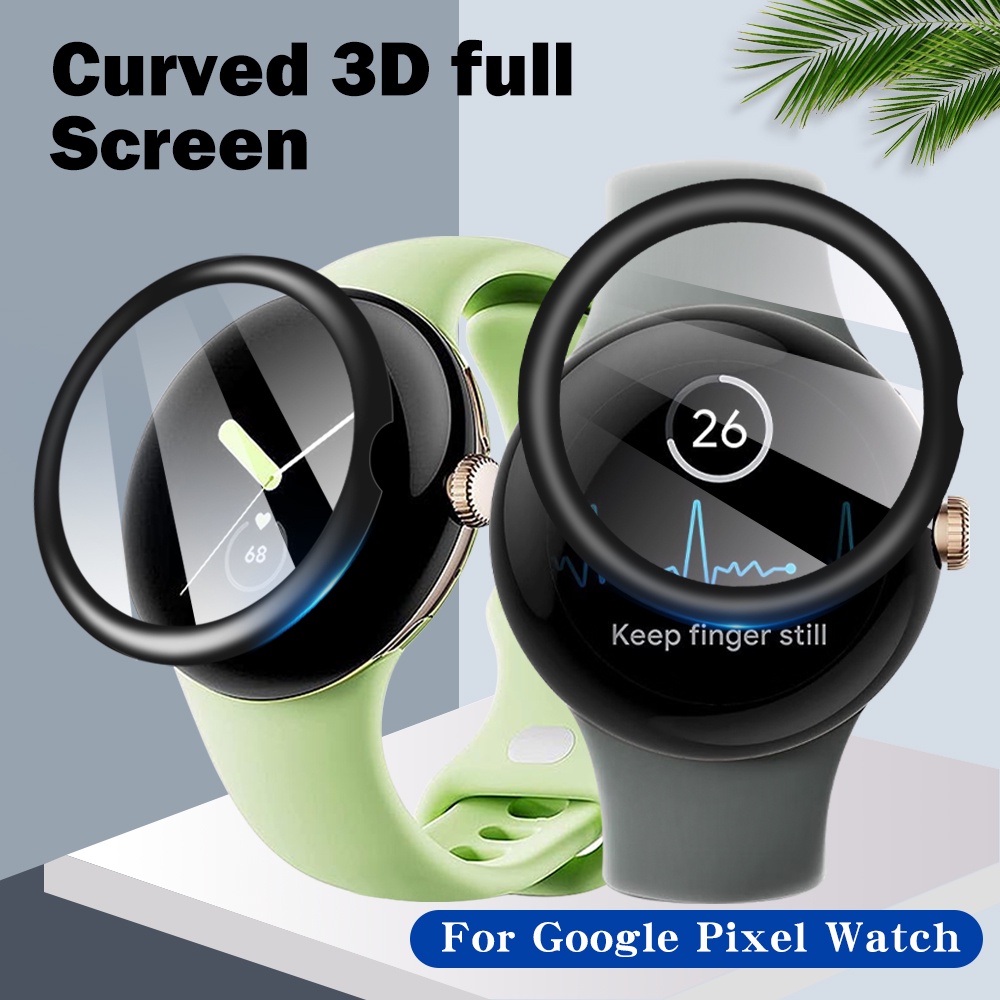Film Pelindung Layar Transparan 3D Curved Anti Sidik Jari / Gores Untuk Smartwatch Google Pixel