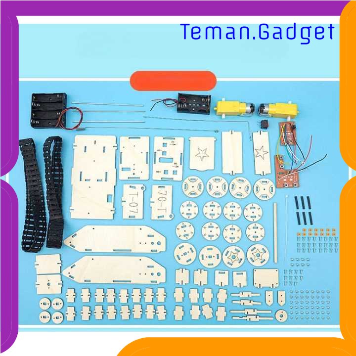 TG-MAN OCDAY Mainan Anak Tank Remote Control DIY Assembly Children Toy - C-37C