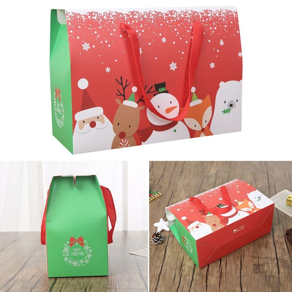 Solighter Merry Christmas DIY Hadiah Xmas Tahun Baru Pesta Dekorasi Rumah Candy Box