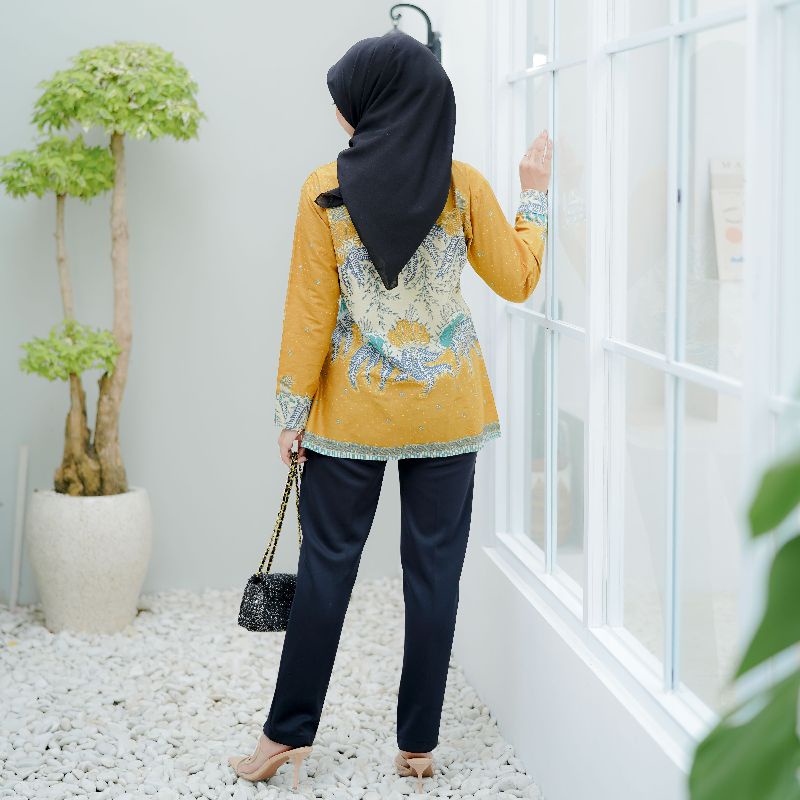 atasan batik wanita atasan batik blus batik kanza