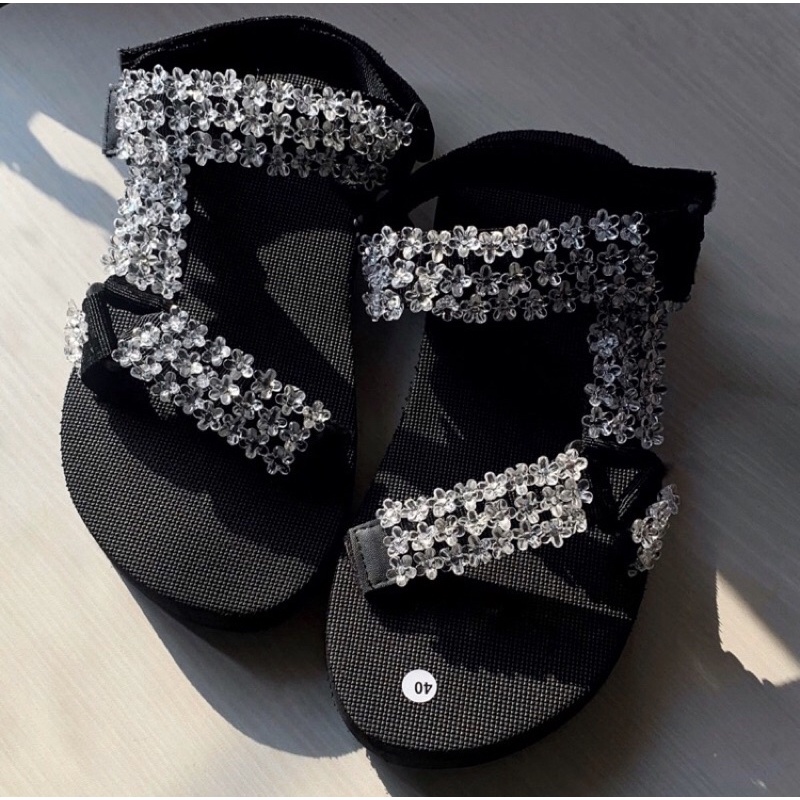 READY STOCK - BEADS CLARA SANDALS