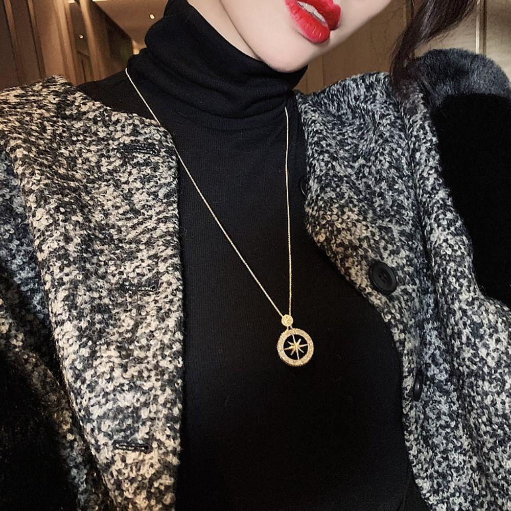 [Elegan] Kalung Gaya Korea Hadiah Valentine Pesta Perancis Mewah Elegan Vintage Wanita Choker