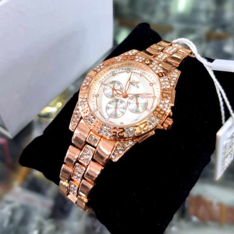 Jam Tangan Wanita Mirete Original Import Diamond Tahan Air Super Mewah//Jam Tangan wanita Murah Tangan Terlaris Fashion Wanita//Jam Tangan wanita Kekinian Bayar Di Tempat // Jam Tangan wanita Ready Stok