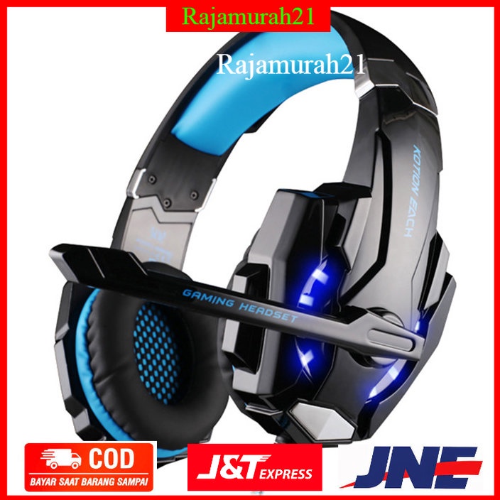 Kotion Each G9000 Gaming Headset Twisted with LED Light - YVSK05BX