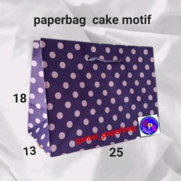 

Paperbag Cake Motif (25.13.18) isi 10 pc