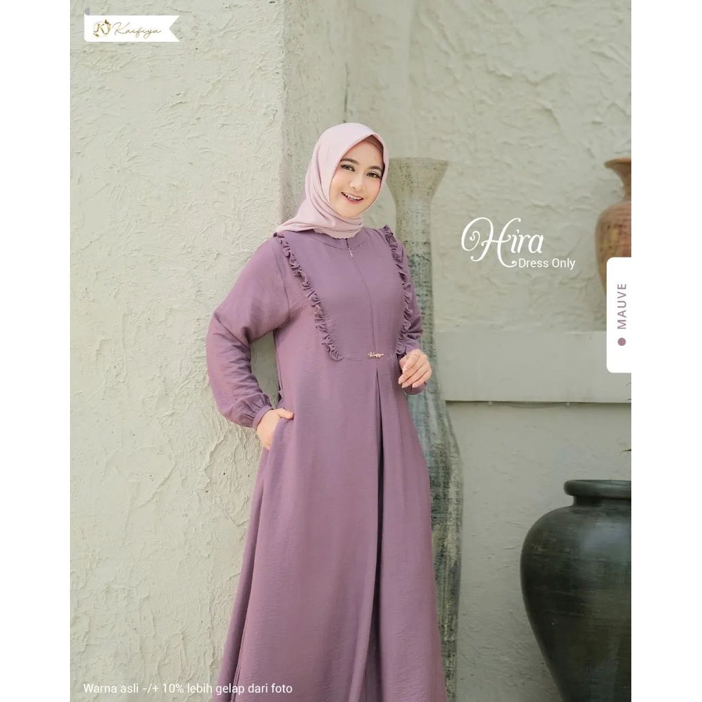 Terlaris COD Gamis Febrina Rempel Kombinasi Busui Wanita Muslim Elegan