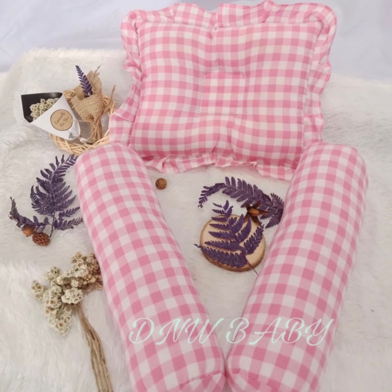 Baby Set Bantal Guling Bantal Kotak Bantal Bayi Guling Bayi Bantal Peang Bayi Bantal Empuk Bayi DNW BABY