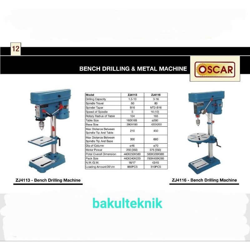 bor duduk 13mm oscar