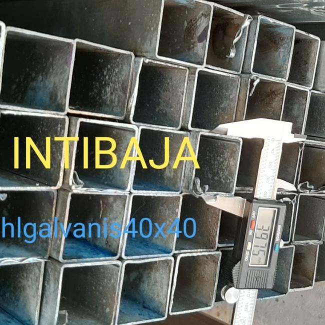 BESI HOLLOW GALVANIS 40 x 40 x 1,5mm x 6M (kotak FULL)