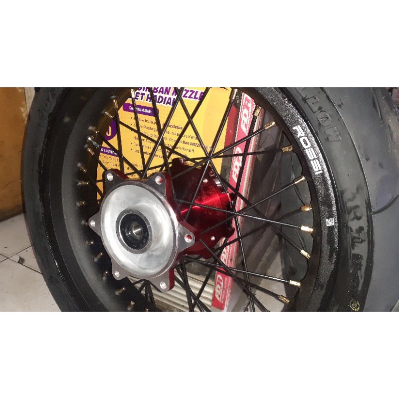 Velk crf 150 supermotto whellset crf150 velg crf supermoto tubles anti bocor