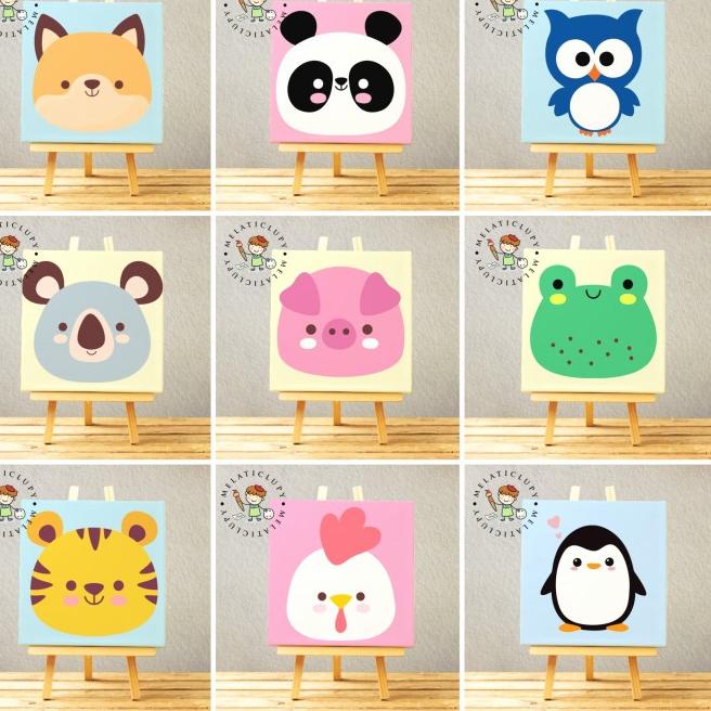 

DIY PAINT BY NUMBER KANVAS 20X20 - pinguin