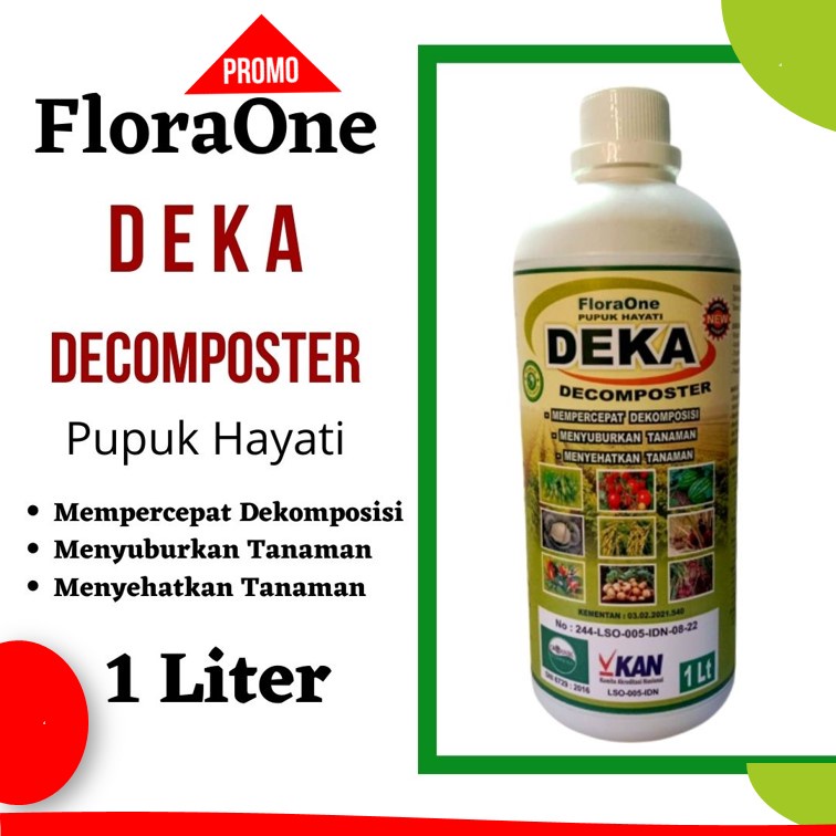 Pupuk DEKA Dekomposer Penyubur Tanaman Pengurai Organik, Pupuk Decomposer Pengendali Hayati