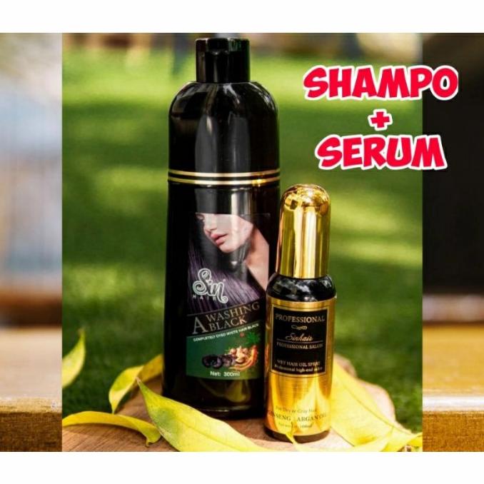 sinhair shampo .ready .shampo penghitam uban no 1 di jepang.original