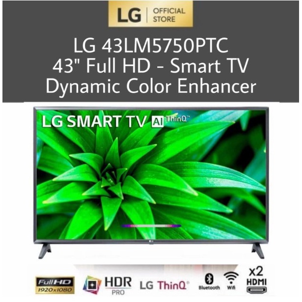 LG LED Smart TV 43&quot; Full HD Digital 43LM5750PTC 43LM5750 ThinQ DVB-T2