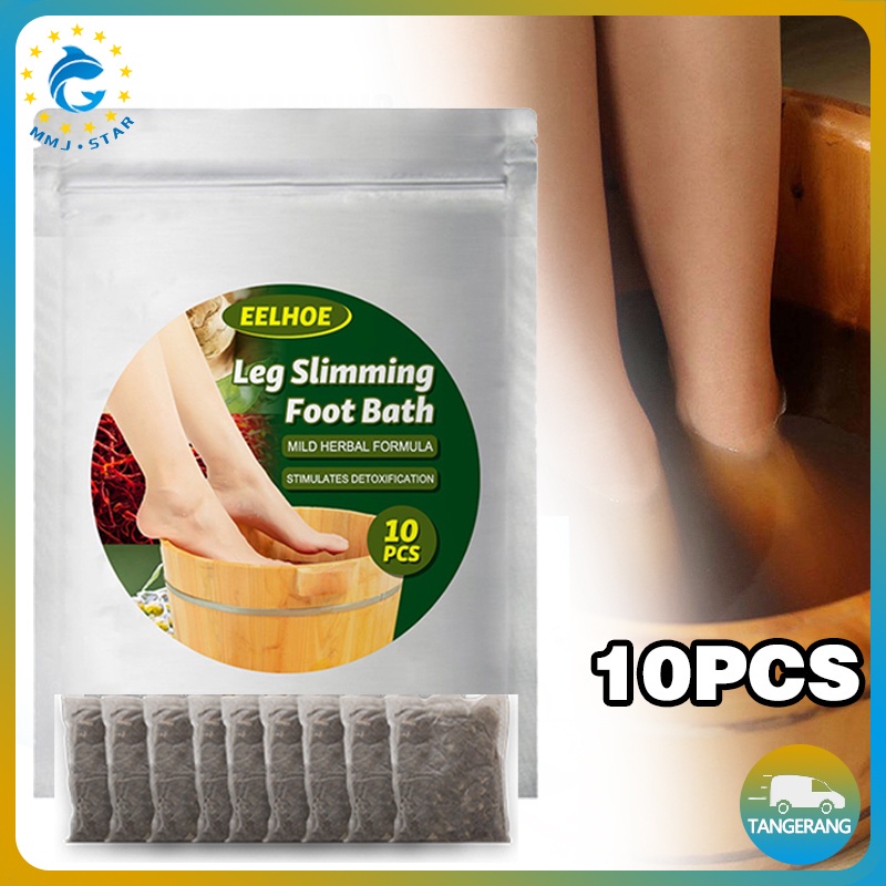 【10 PCS】Wormwood Foot Bath Spa Bag/Tas Mandi Kaki Wormwood/Tas Detoks Herbal Kaki Perawatan Buat Rendam