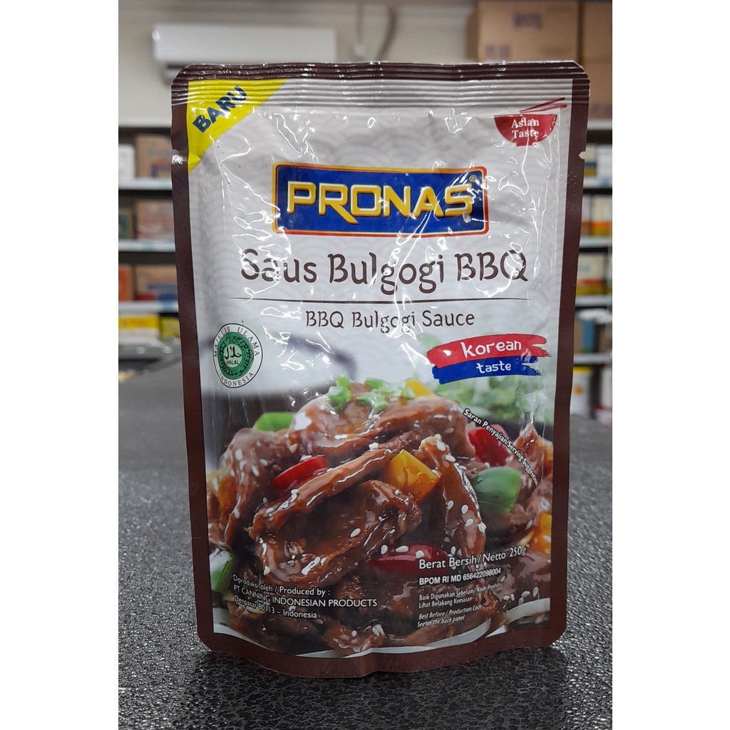 

Saus Bulgogi . Pronas Saus Bulgogi BBQ 250gr