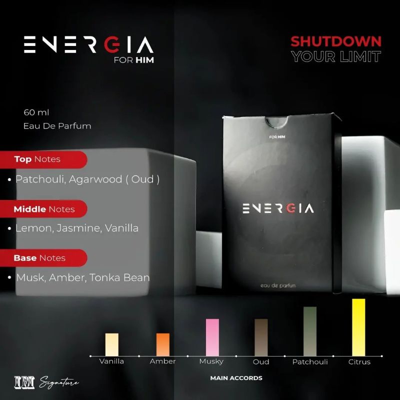 IM Parfum signature ENERGIA 60ml Premium