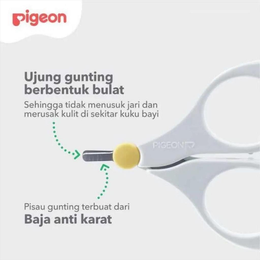PIGEON Baby Nail Scissors for newborn Gunting Kuku Bayi