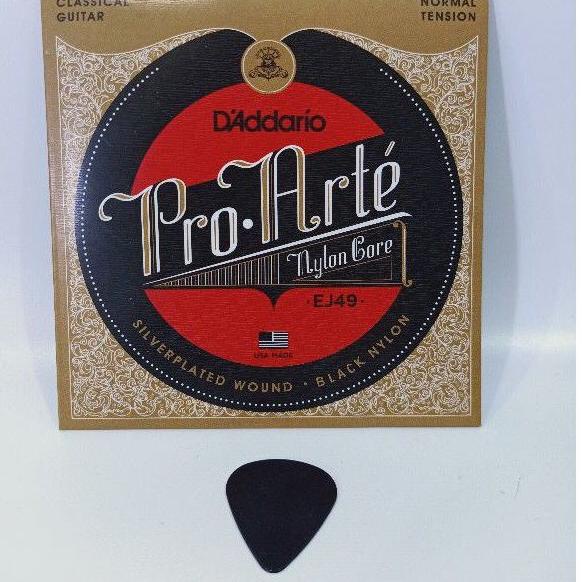 Serba Populer senar gitar D'Addario nylon black - senar gitar D'addario EJ49 - senar guitar d'addari