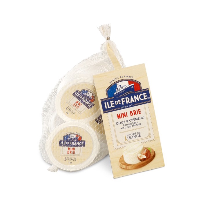 

NEW Ile De France Mini Brie [5 pcs @25 gr]