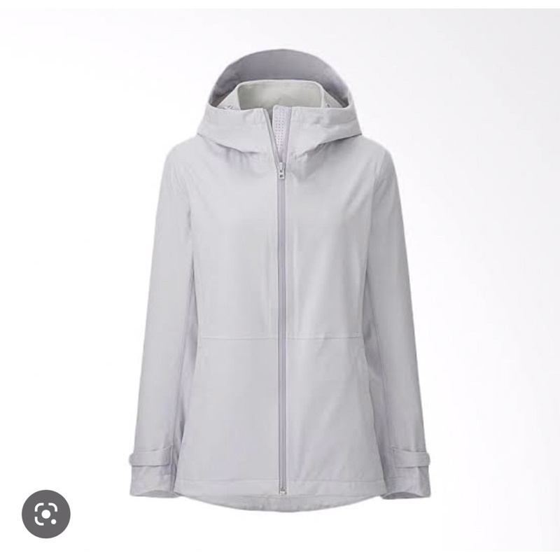 Jaket Uniqlo Blocktech Light Grey BNWT