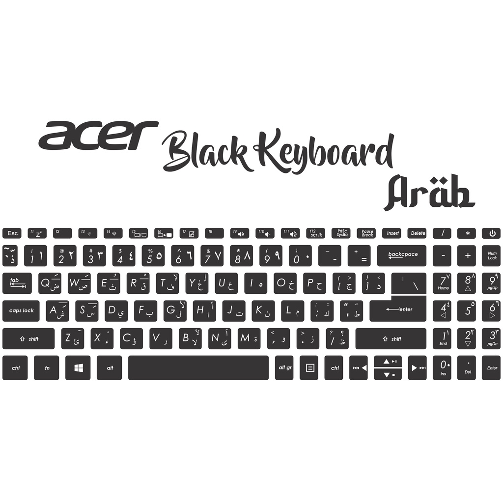 Acer Stiker Keyboard | Universal Keyboard Garskin Laptop Acer