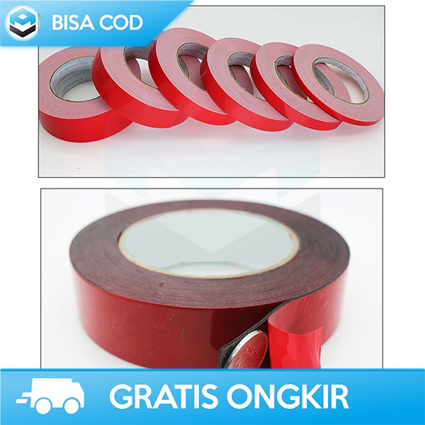 DOUBLE TAPE MULTIFUNGSI SELOTIP 3MX20MM PEREKAT SERBAGUNA ANTI AIR