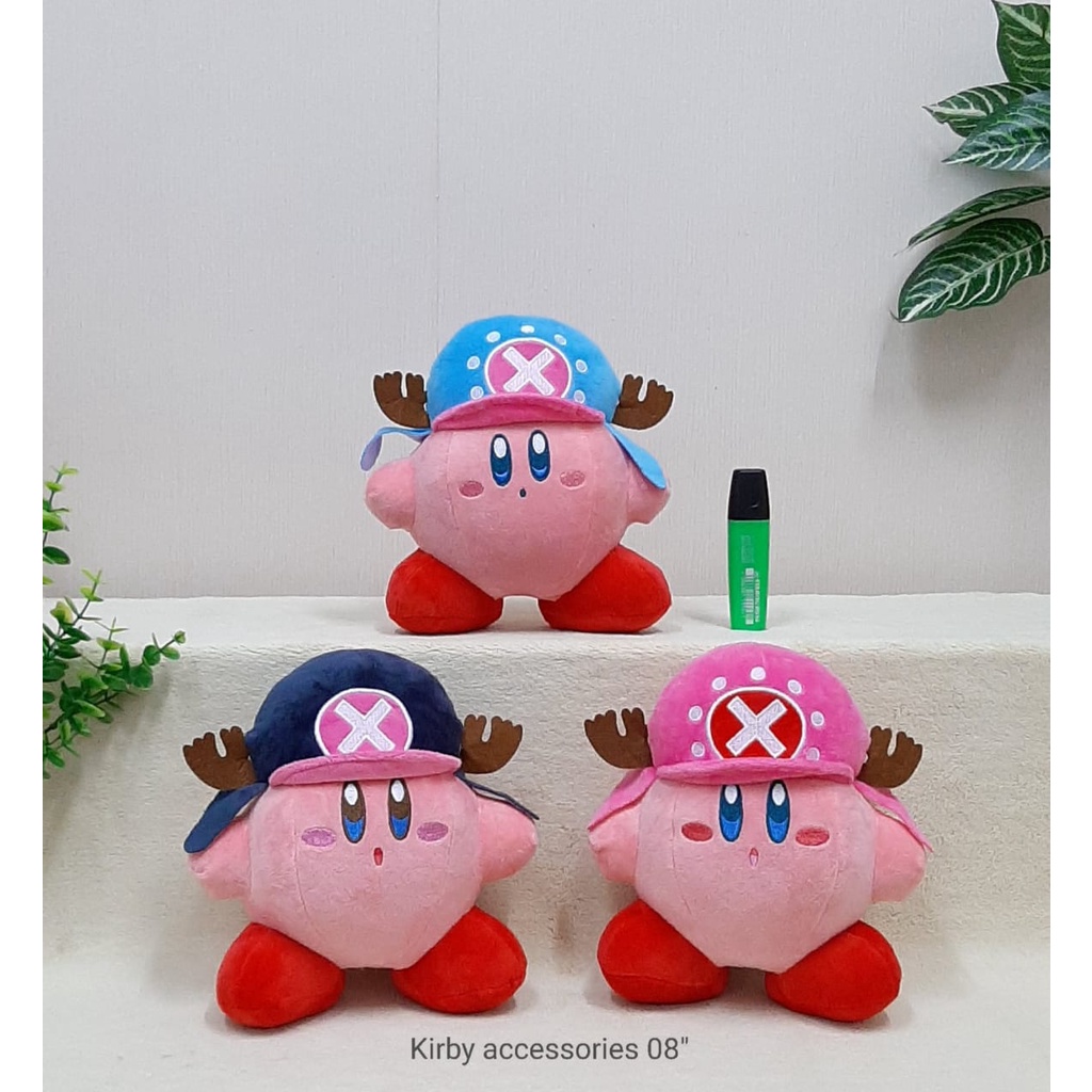 Boneka Kirby Topi Size 8&quot;/21cm/boneka kuromi/boneka cinamorol/boneka karakter/boneka anak lucu/