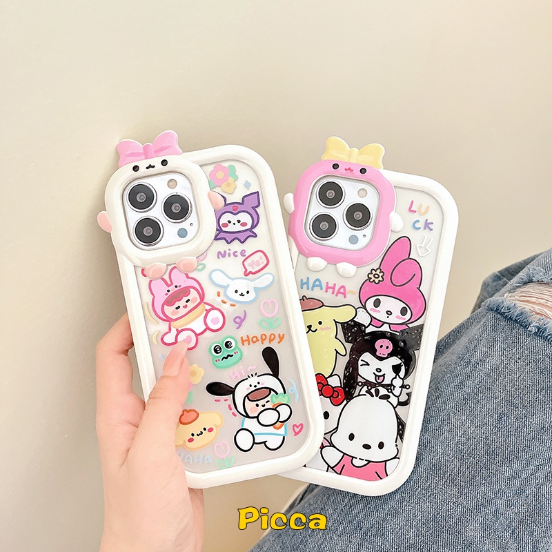 Kartun Graffiti Kuromi Case Samsung A50s A14 A04 A04E A73 A23 A30s A50 A12 A32 A51 A13 A22 A53 A03 A03s A02s A52 A52s A31 A11 A21s A04s A71 M22 M32 A33 Little Monster Lens Cover