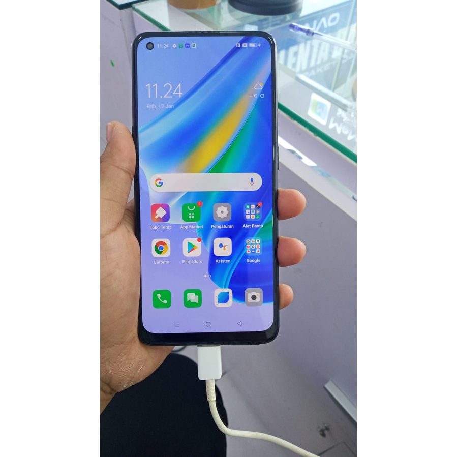 Oppo  A95 Ram 8/128 GB Second Fullset Original Like New (RIEL)