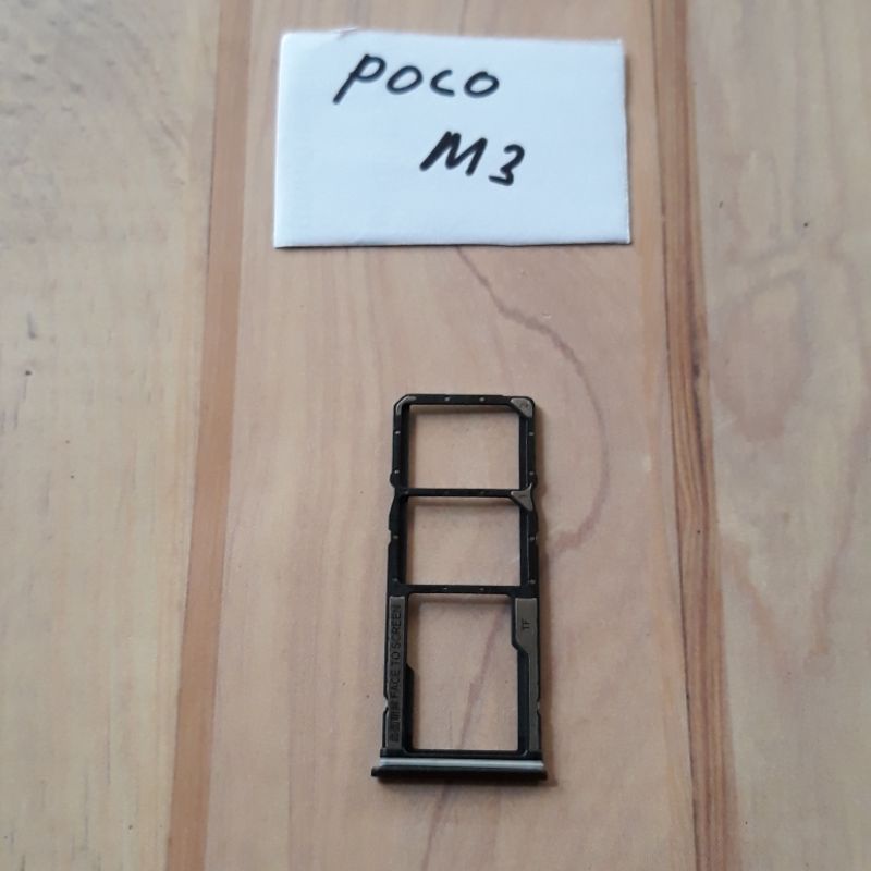 Sim Tray Sim Card Tempat kartu copotan HP Poco M3