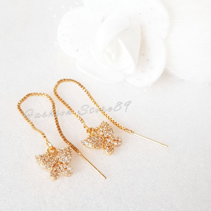 Anting Jurai Sabrina Impor Perhiasan lapis Emas 18k Bestquality impor Xuping Yaxiya