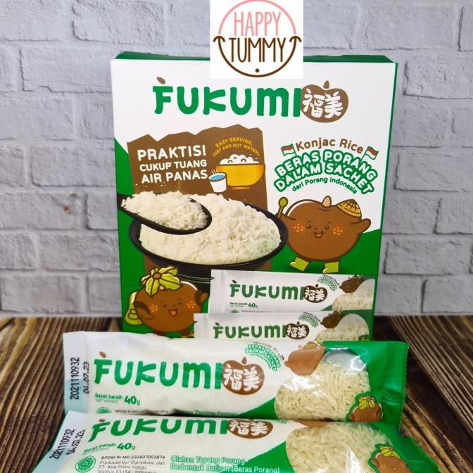 

Fukumi beras porang box sachet shirataki konjac rice instant diet nasi