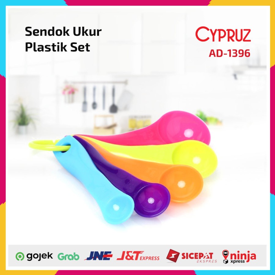 Cypruz Sendok Ukur Plastik Set AD-1396 Fullcolor